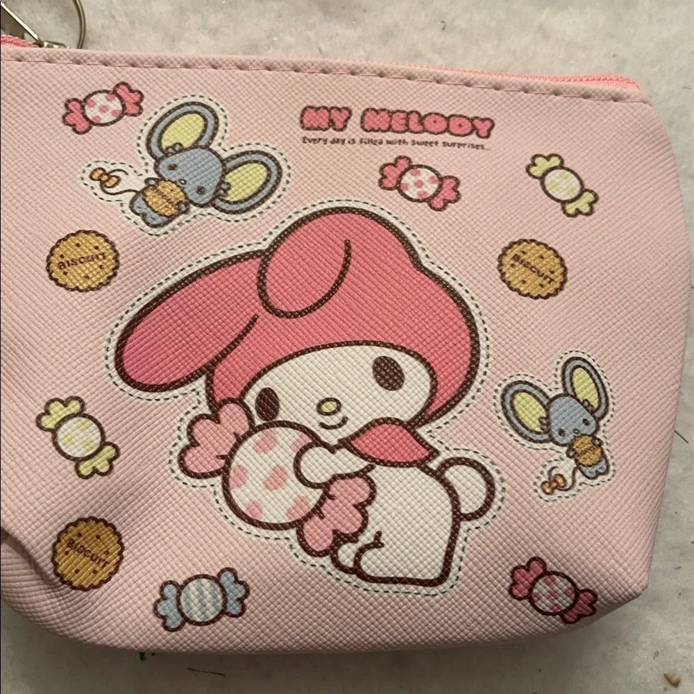 Pink Hello Kitty Kids Accessories my melody, stationary coin purse HK hair clip